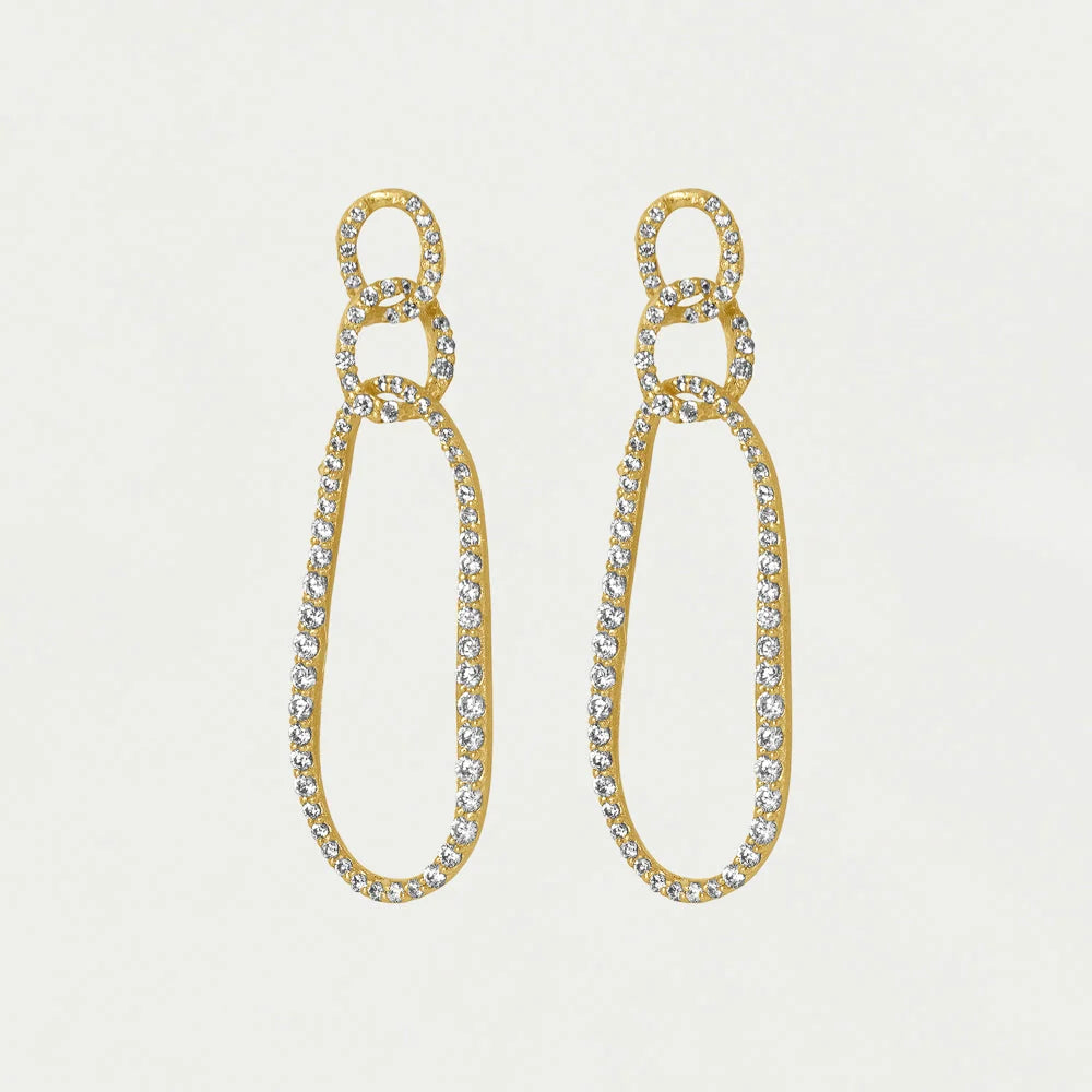 Dean Davidson Camille Drop Earrings White CZ