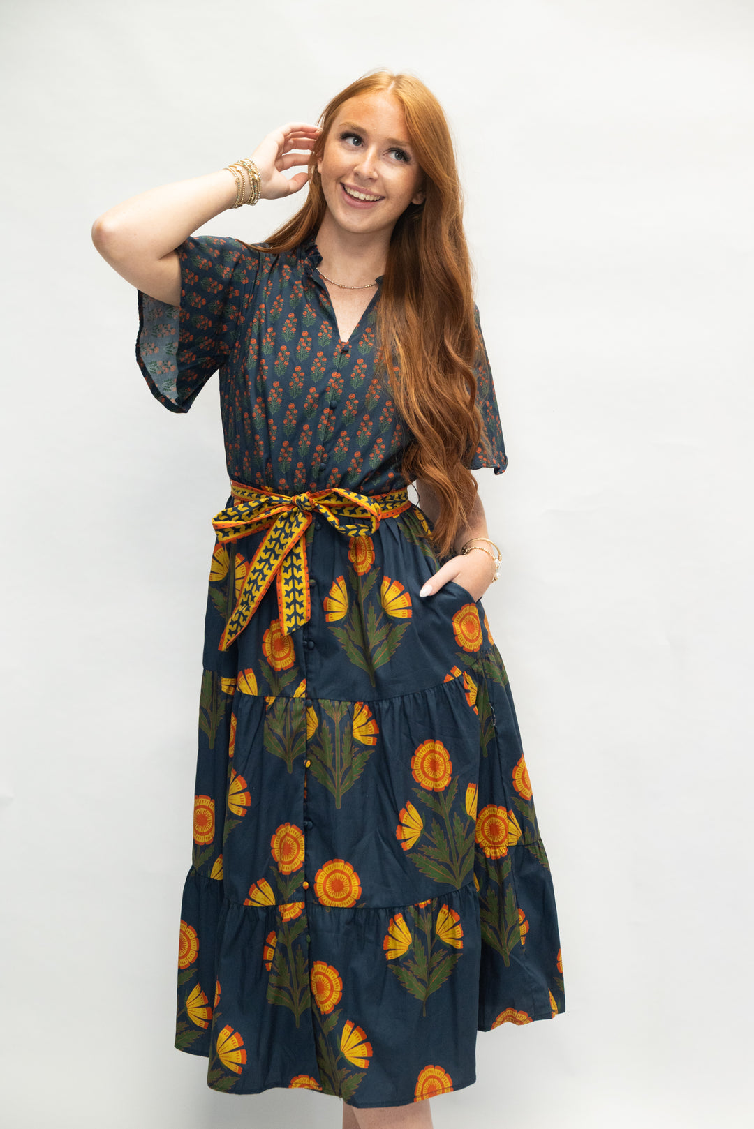 Marigold Midi Dress