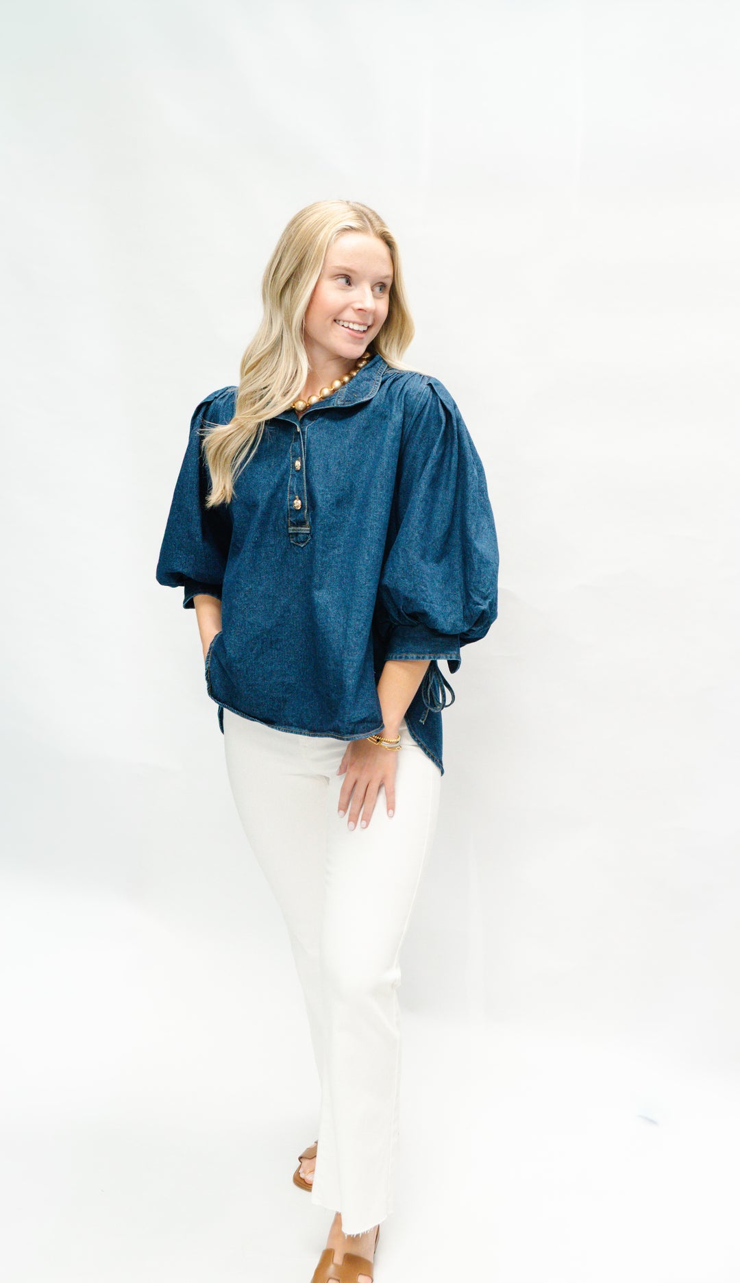 Ashley Denim Top