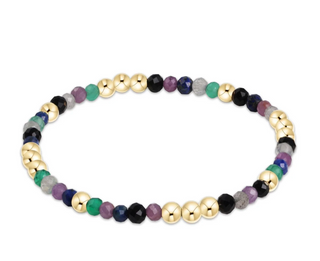 E Newton Worthy Pattern 3mm Bead Bracelet - Hot Mess Fall Winter
