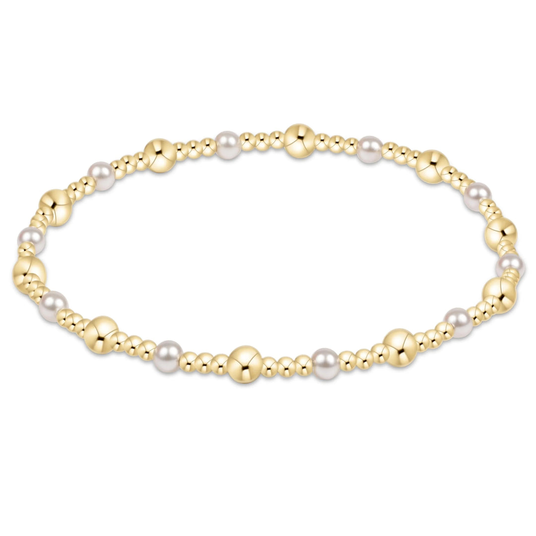 Enewton Sincerity Gold Pearl 4mm Bracelet