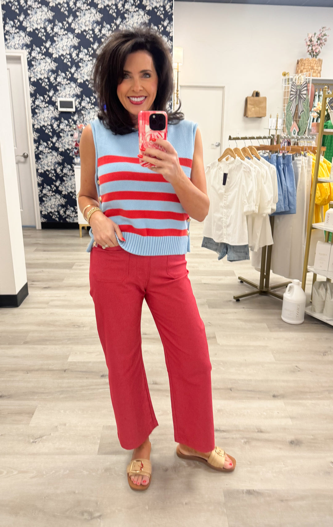 Ellery Raspberry Pants