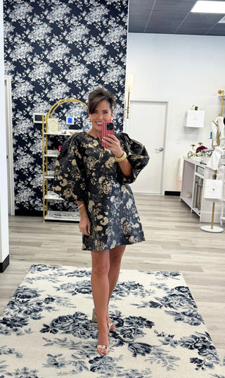 Black Floral Dress