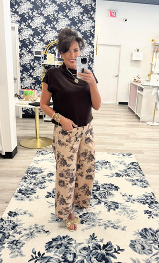 Delaney Mock Neck Top