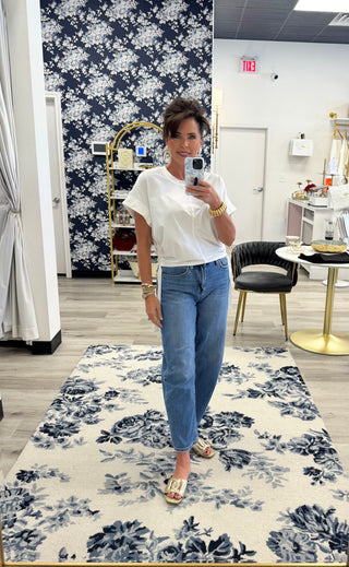 Margot Rolled Sleeve Tee