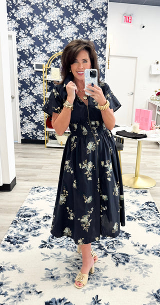 Chelsea Midnight Bloom Dress