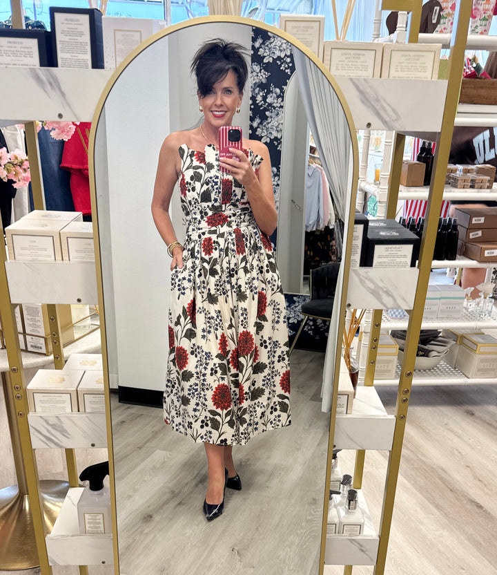 Belmont Floral Midi Dress