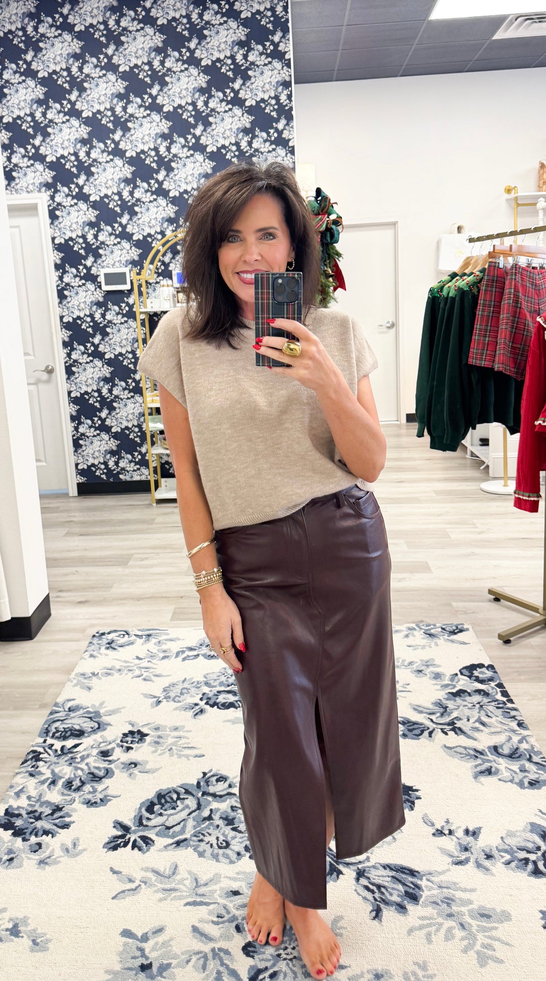 Merlot By The Glass Skirt