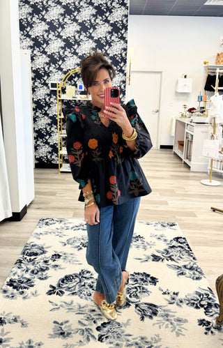 Camille Fleur Top