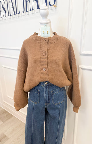 Caramel Knit Cardigan