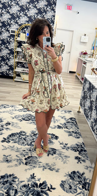 Gardenia Ruffle Dress