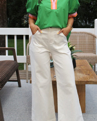 Basic White Pants