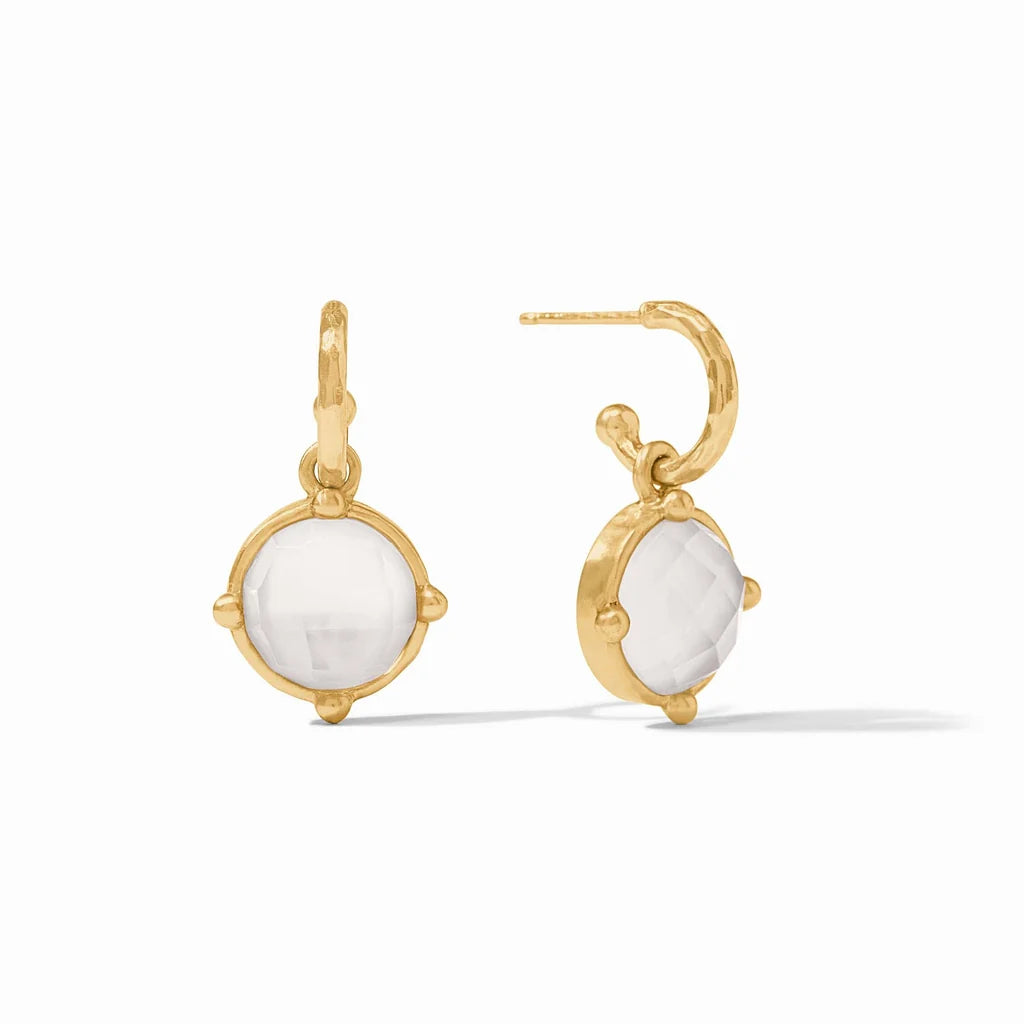 Julie Vos Honeybee Hoop &amp; Charm Earring