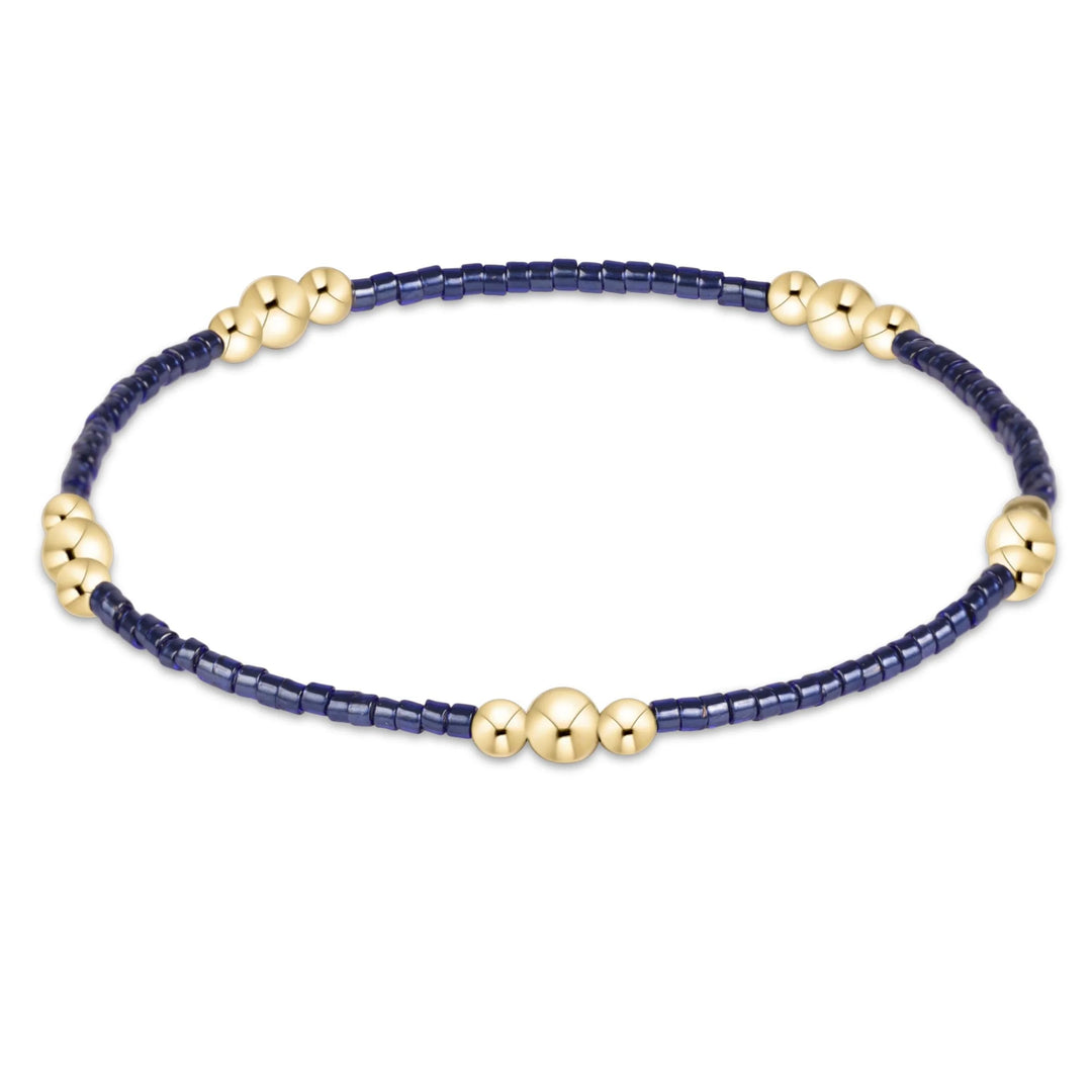 Enewton Design Hope Purpose Gold Bracelet-Navy