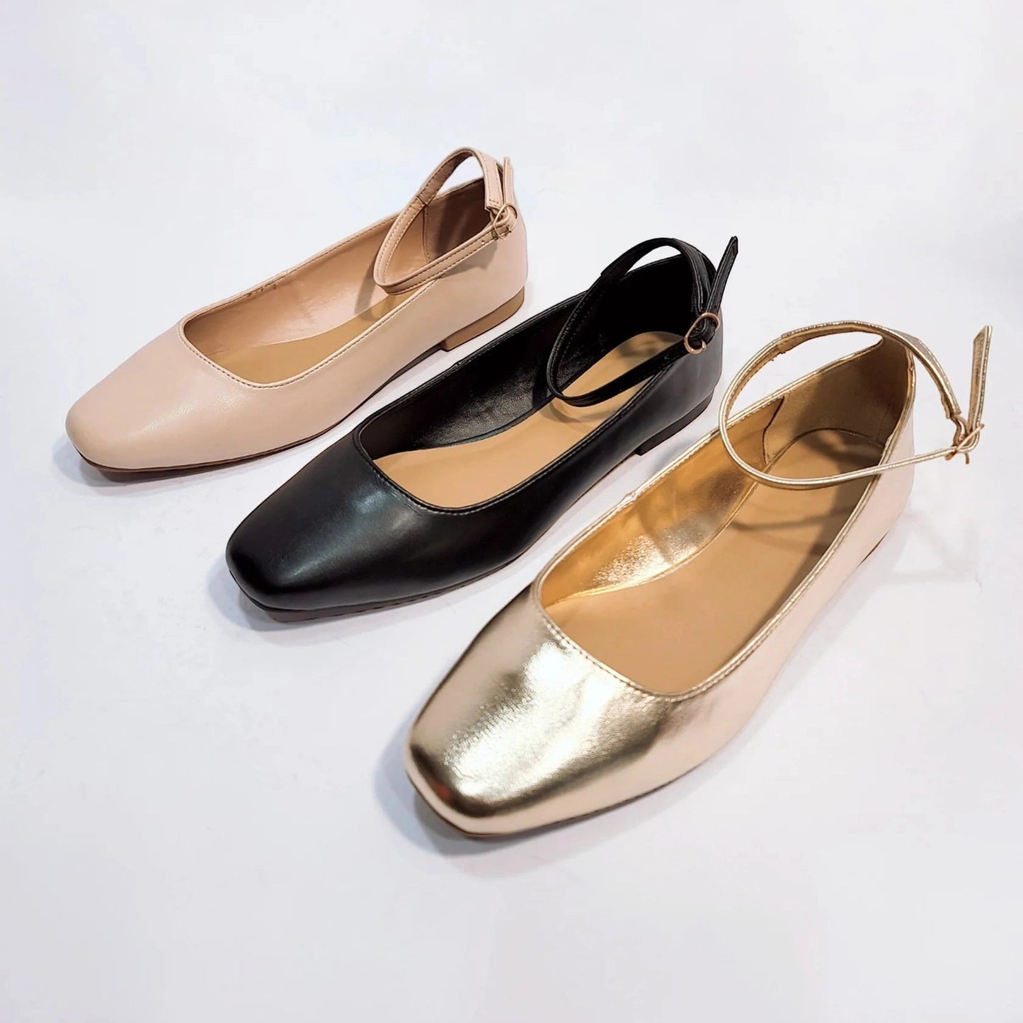 Gold Ballet Flat