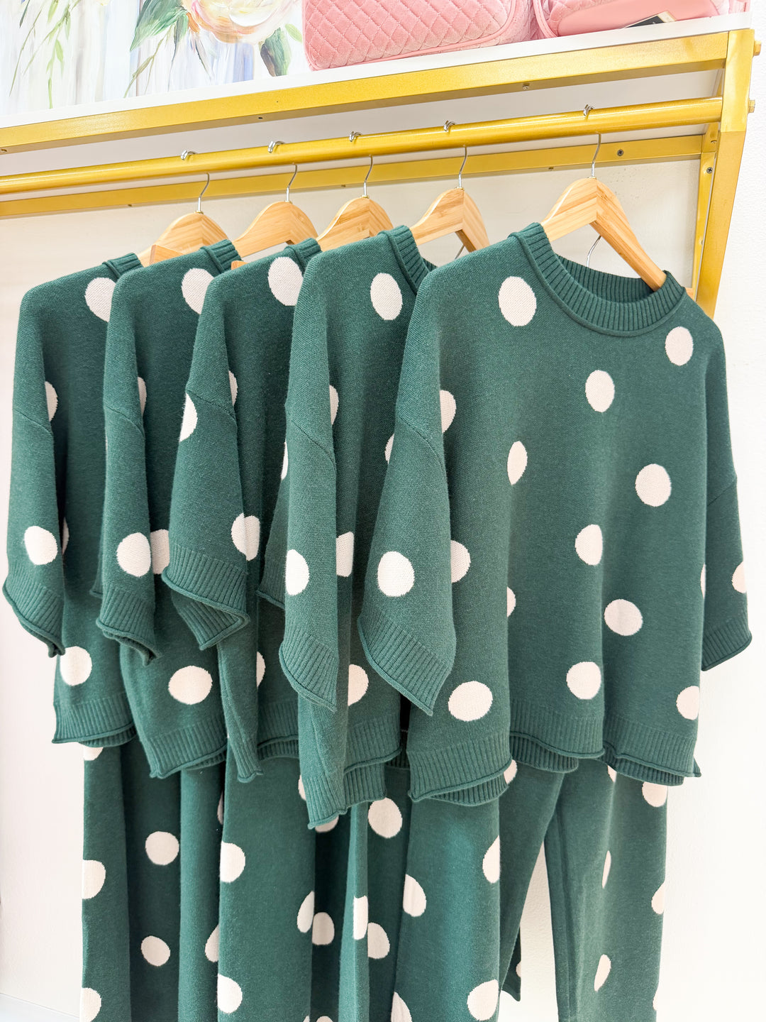 Willow Polka Dot Sweater Set