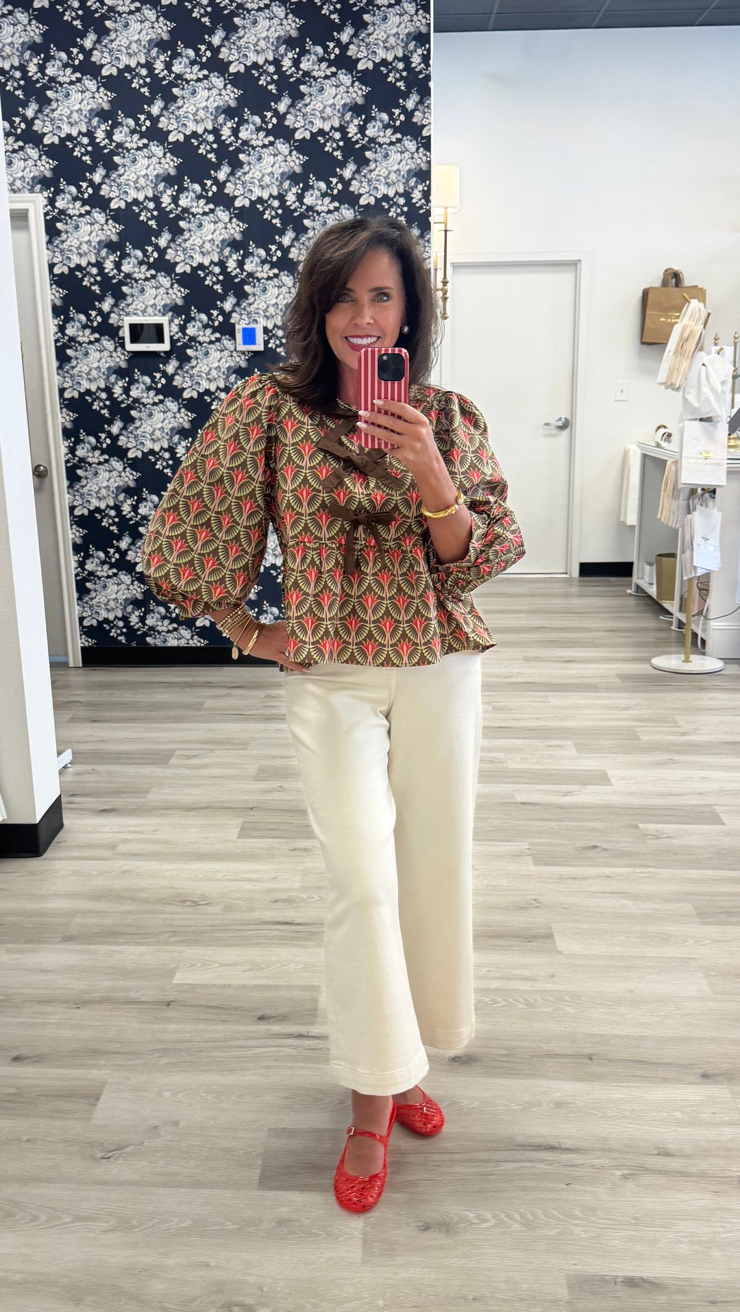 Mocha Tie Top