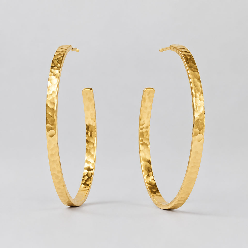 Julie Vos Crescent Hoop-Large