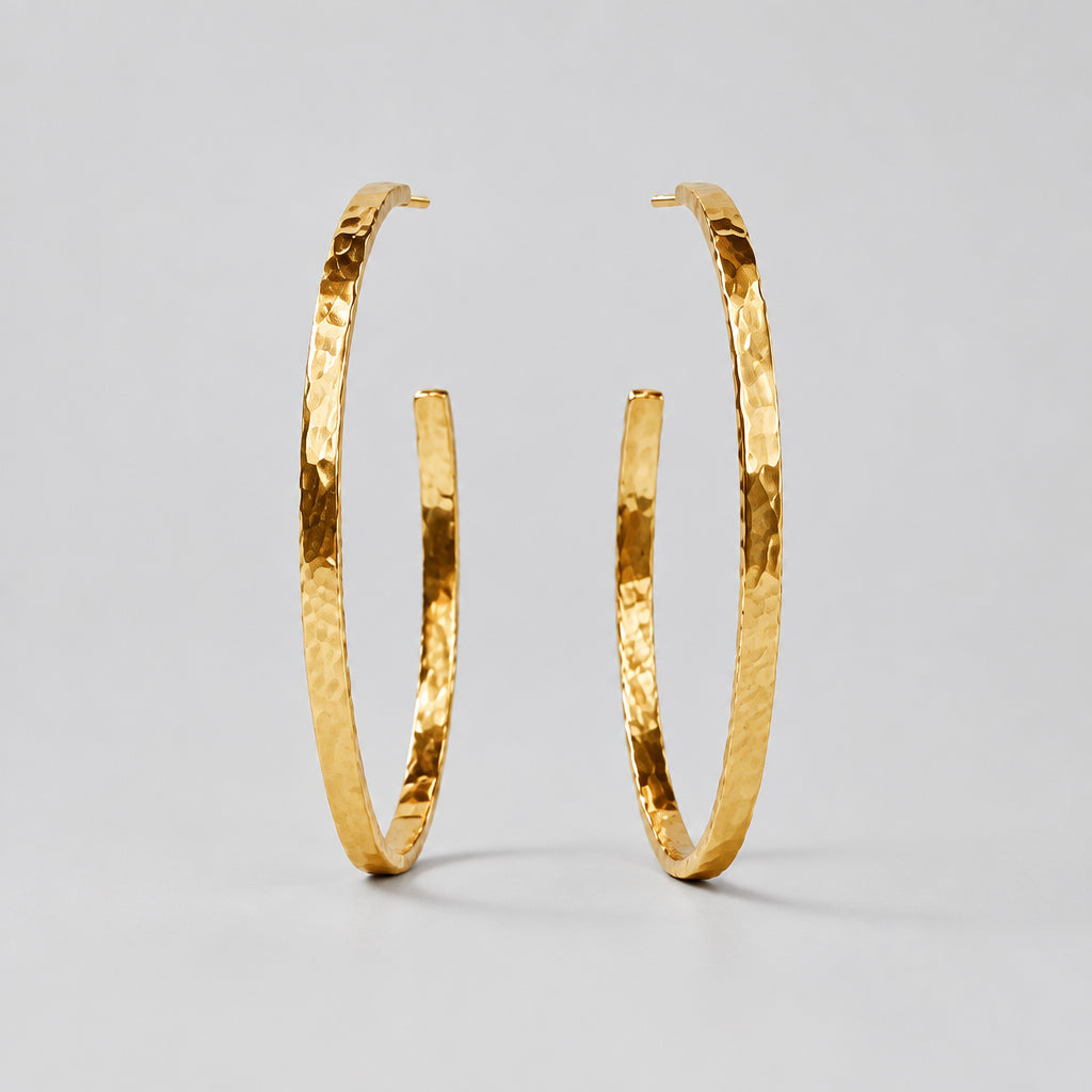 Julie Vos Crescent Hoop-Extra Large