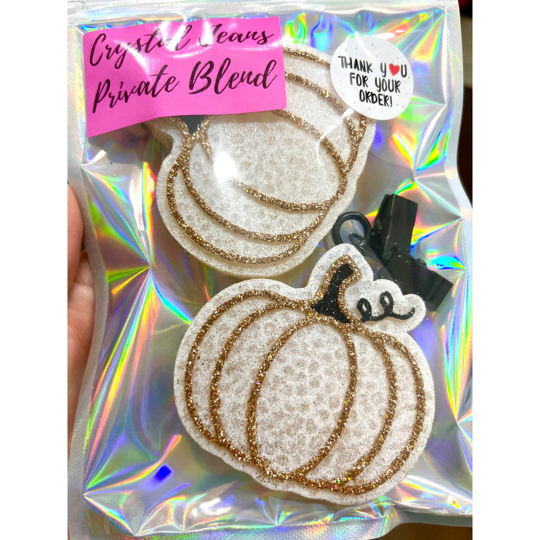 Crystal Jeans Private Blend Car Freshies Pumpkin