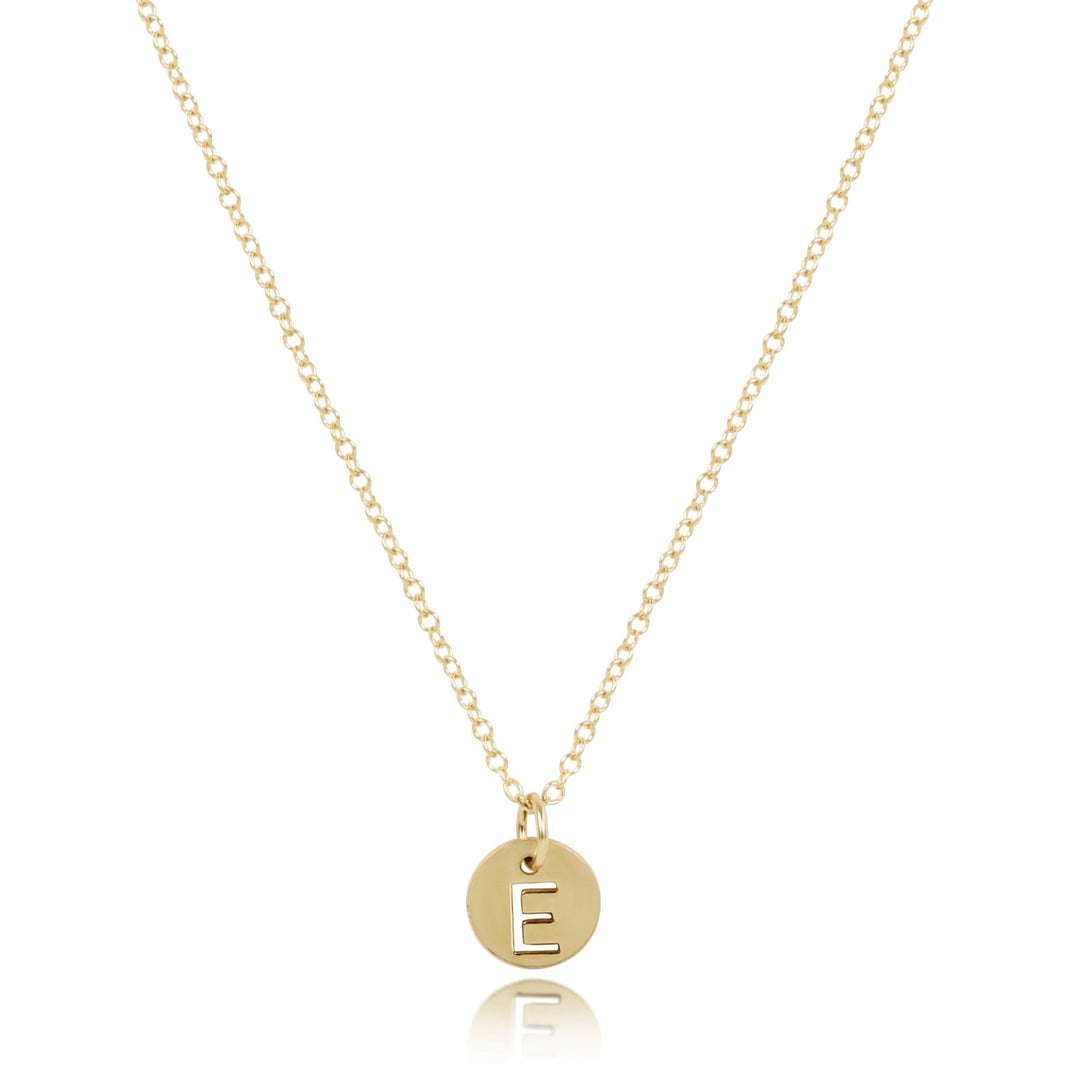 enewton 16" Necklace Gold- Respect Small Gold Disc- S