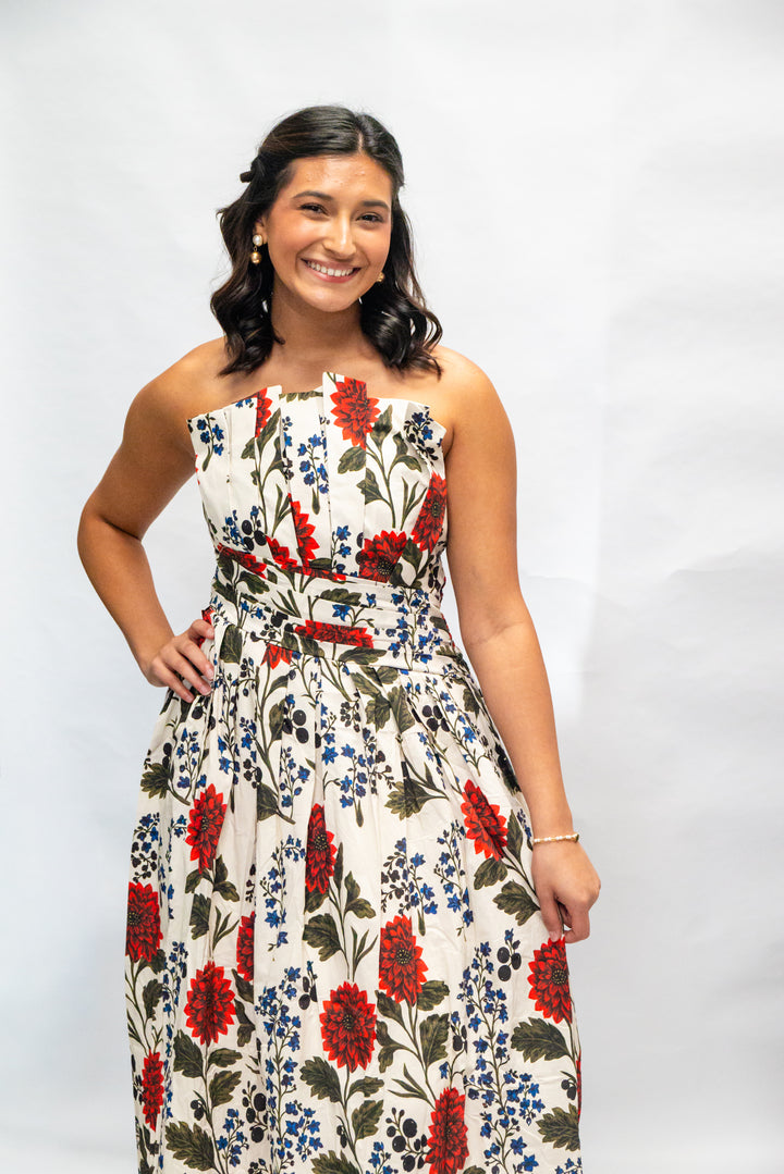 Belmont Floral Midi Dress