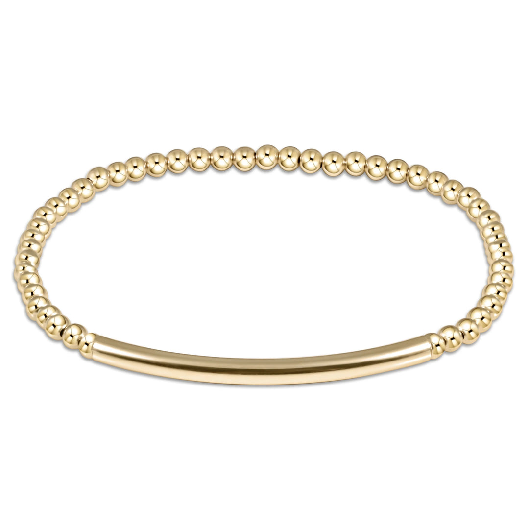 Enewton Design Bliss Bar Smooth Gold 3mm Bracelet