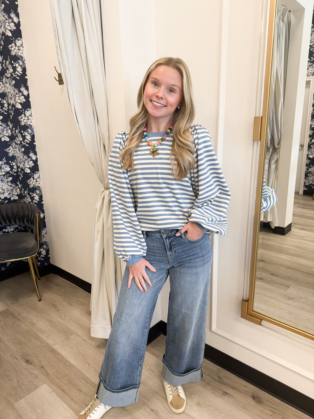 Cambridge Stripe  Top