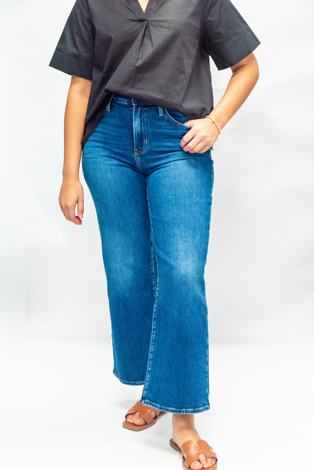 JBD Denim Collection HR Wide Leg