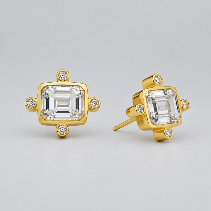 Julie Vos Clara Stud-Cubic Zirconia