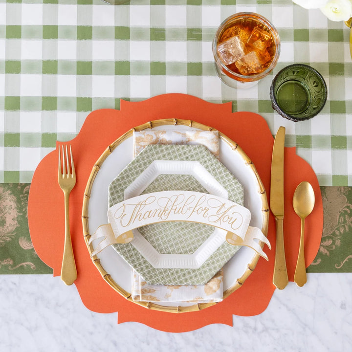 Hester &amp; Cook Thankful For You Banner Table Accent