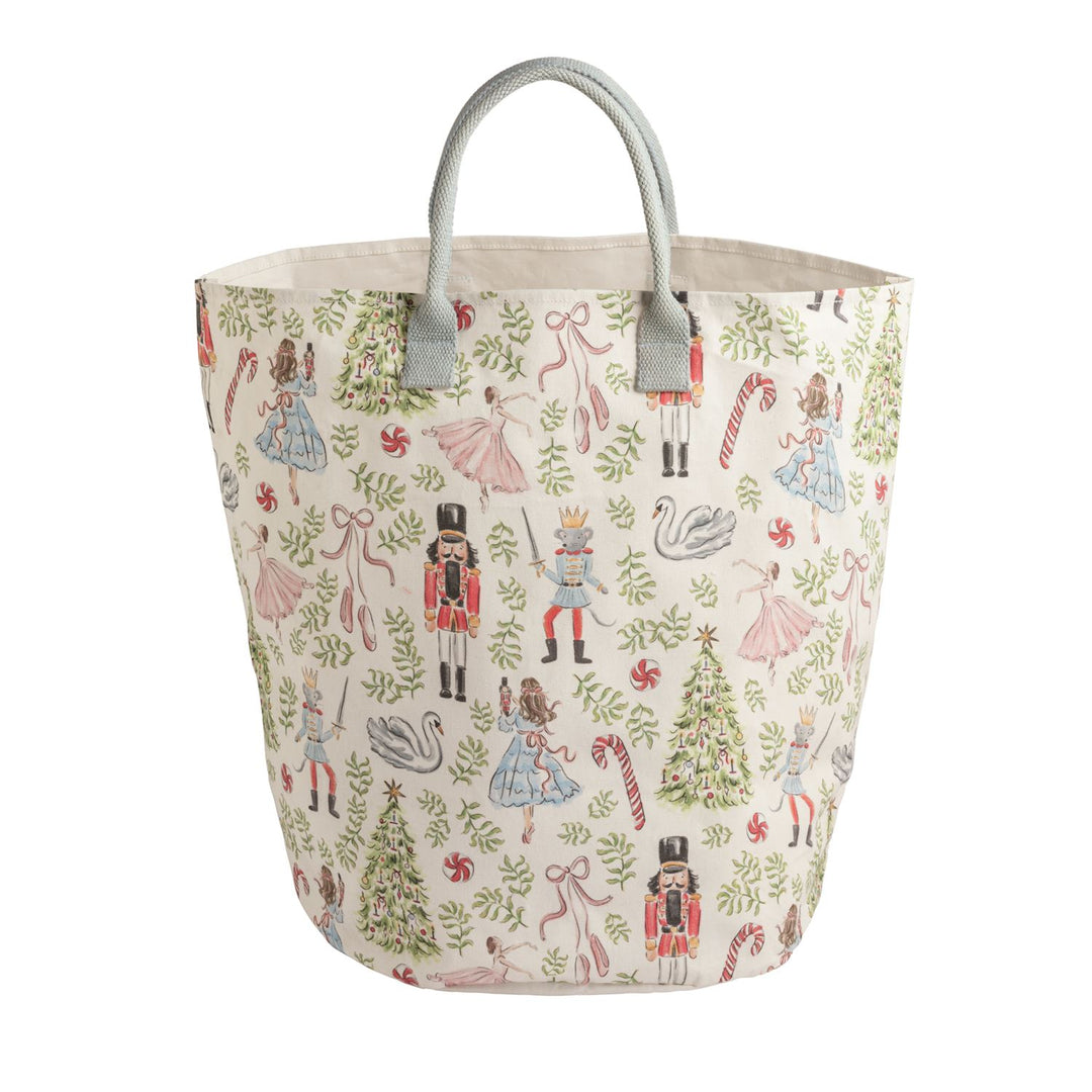 Mud Pie Pattern Tossed Nutcracker Tote