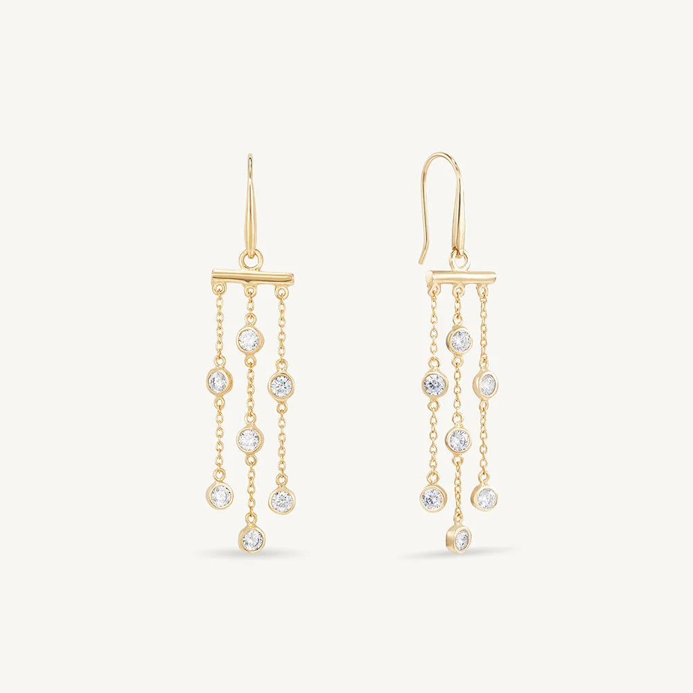 Dean Davidson Orsay Droplet Earrings Clear CZ