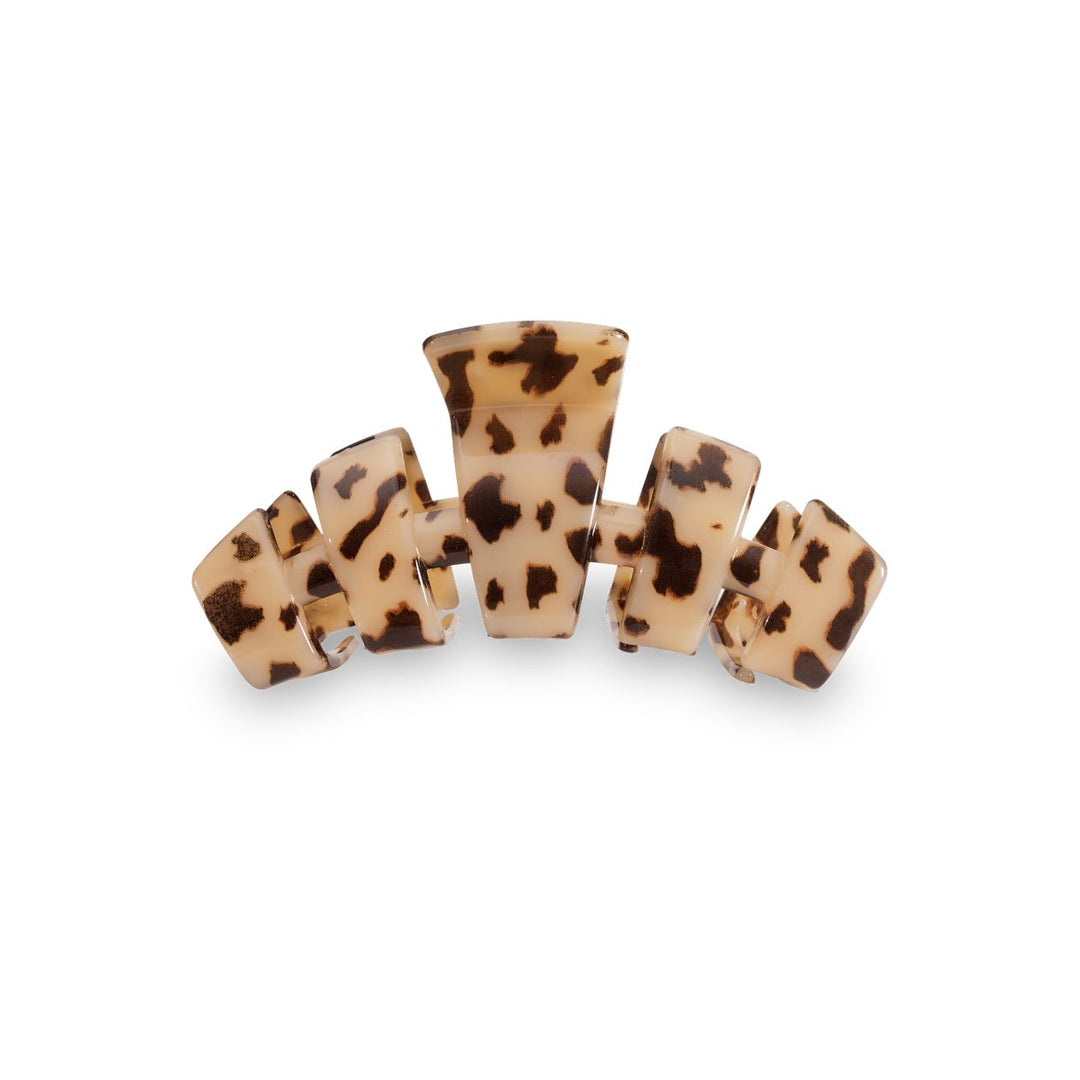 Teleties Classic Hair Clip | Tiny | Blonde Tortoise