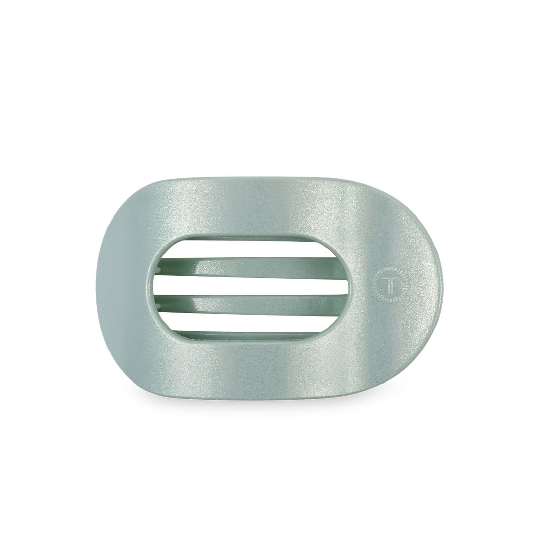 Teleties Flat Round Hair Clip | Medium | Dew Drop