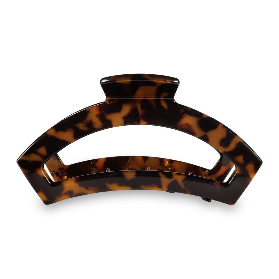 Teleties Open Hair Clip | Large |  Tortoise