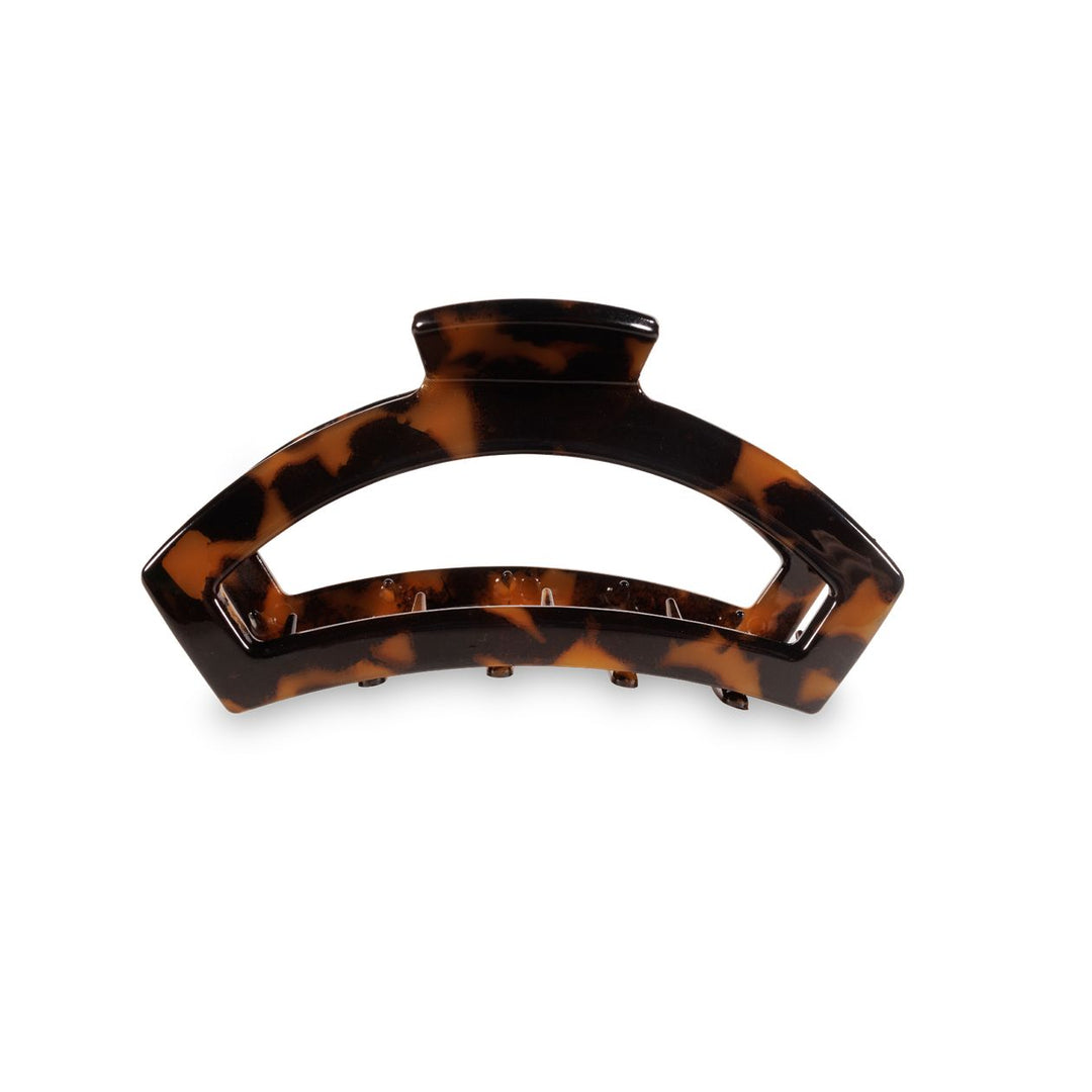 Teleties Open Hair Clip | Small | Tortoise
