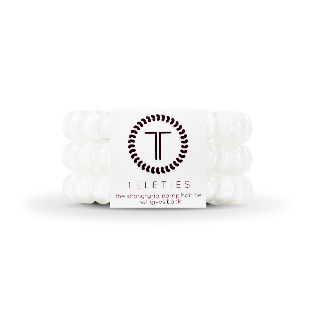 Teleties Coconut White (Pack of 3) Large