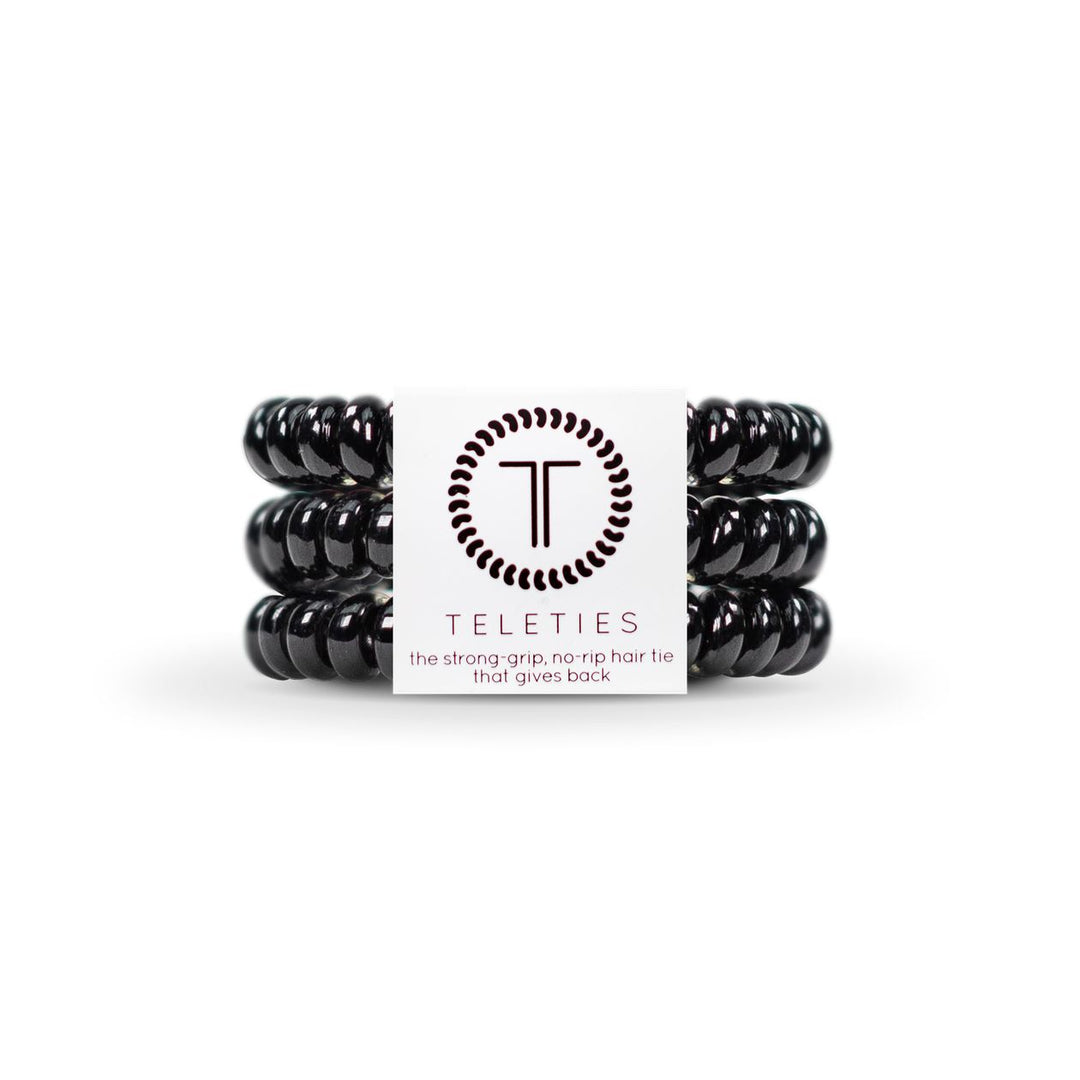 Teleties Jet Black (Pack of 3) · Small