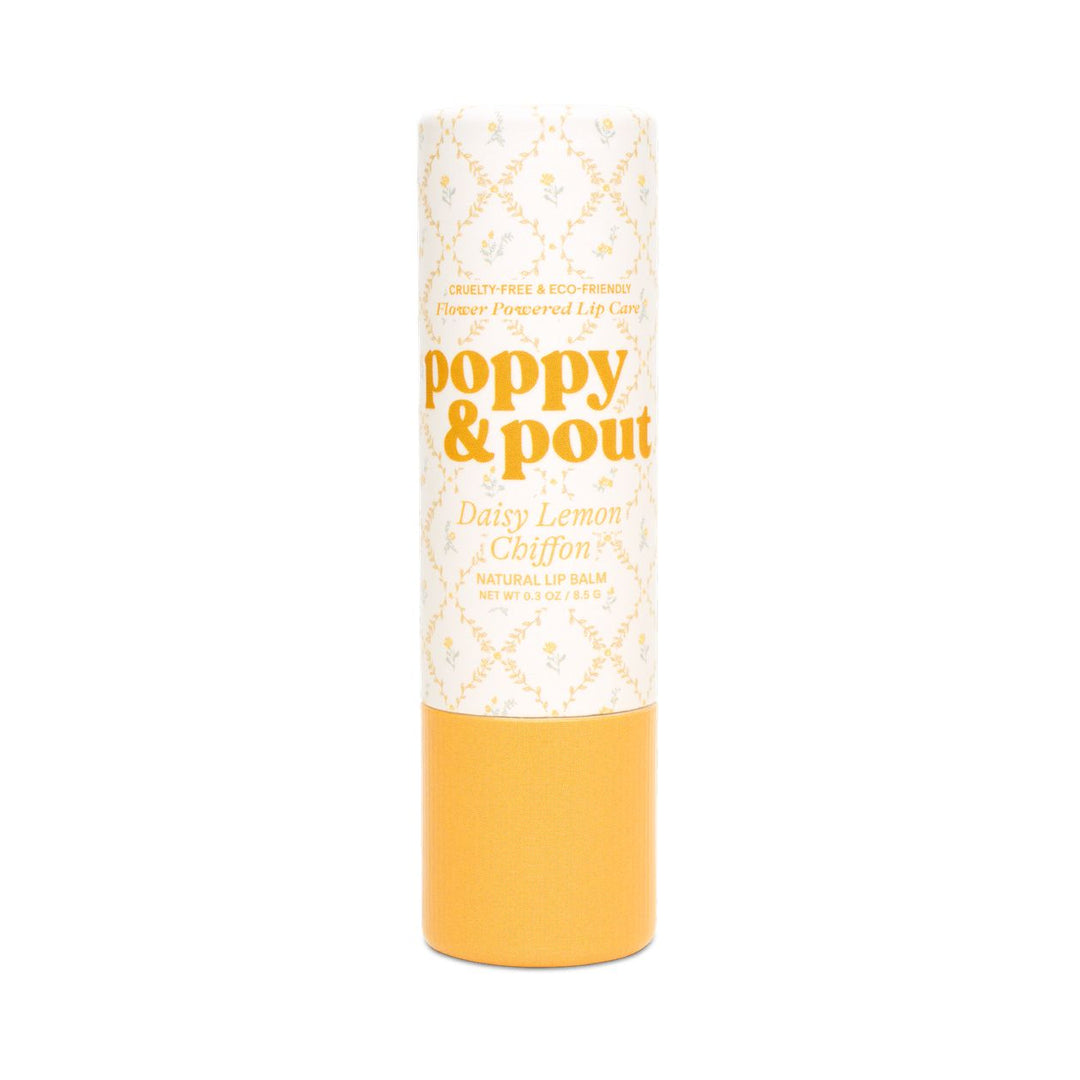 Poppy &amp; Pout Lip Balm Daisy Lemon Chiffon