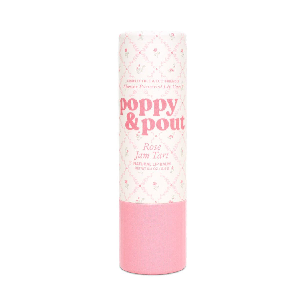 Poppy &amp; Pout Lip Balm - Rose Jam Tart