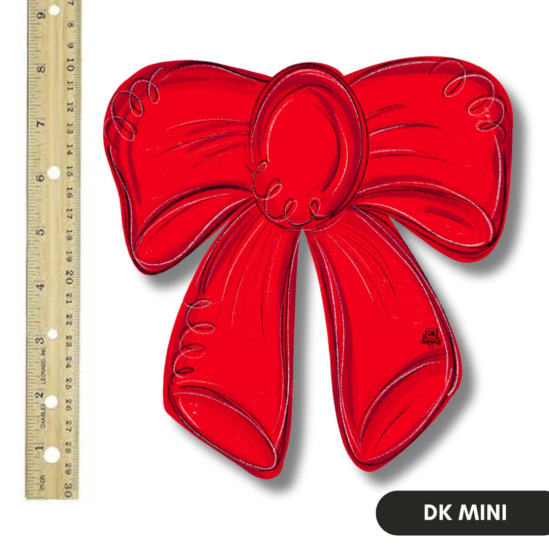 Dk Designs Red Bow Mini