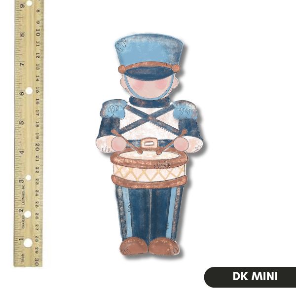 Dk Designs Navy And Gold Solider Mini