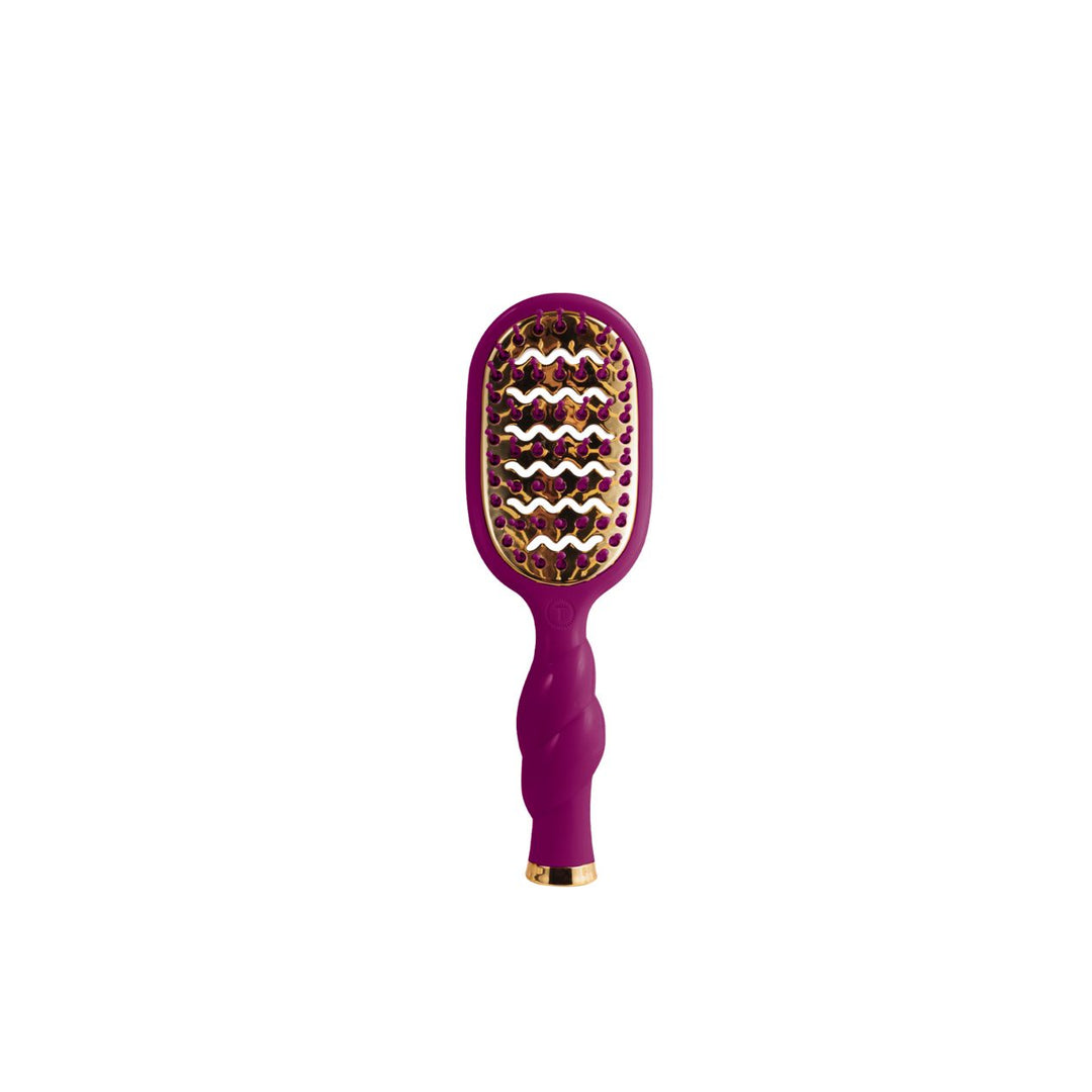 Teleties Mini Vented Hair Brush-Mulberry