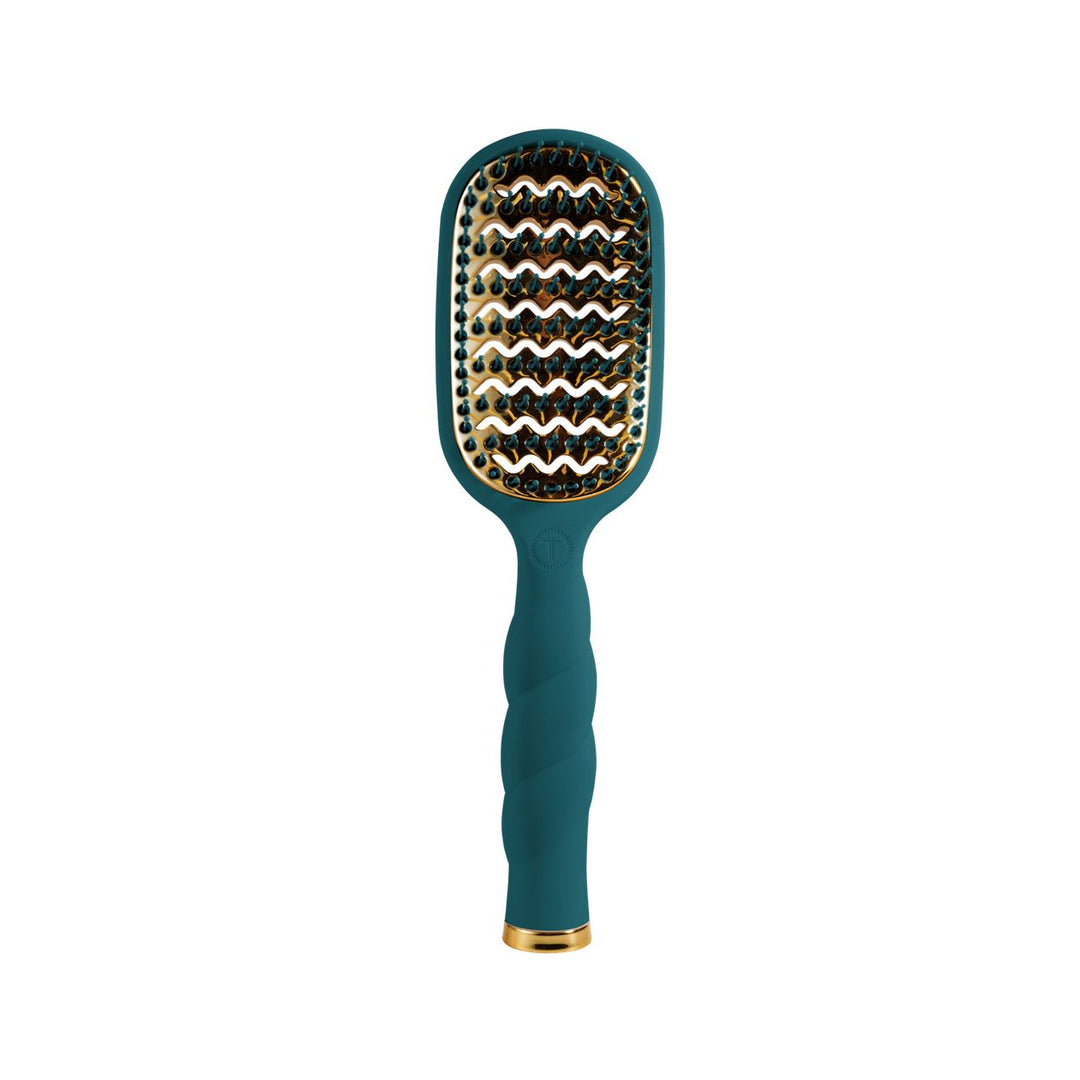 Teleties Vented Hair Brush-Teal With It
