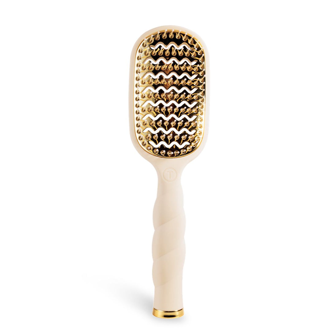 Teleties Vented Hair Brush-Tan