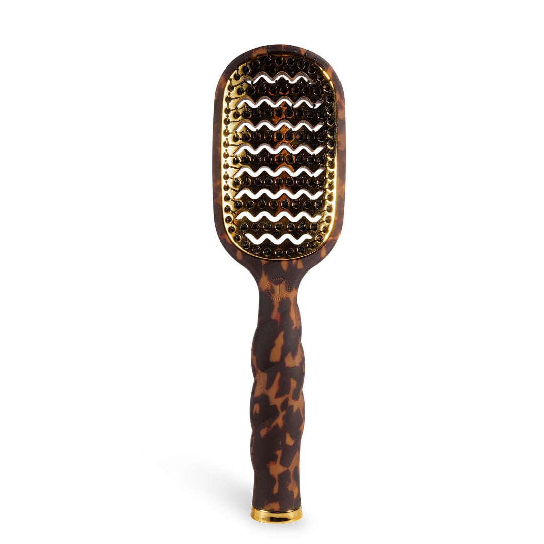 Teleties Vented Hair Brush-Tortoise