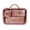Pursen Trio Jet Setter-Blush Velvet