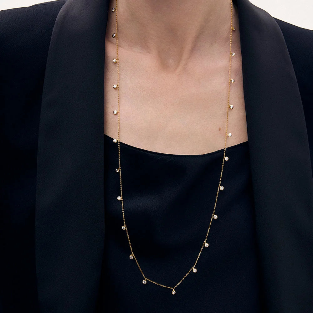 Dean Davidson Orsay Station Necklace Clear CZ