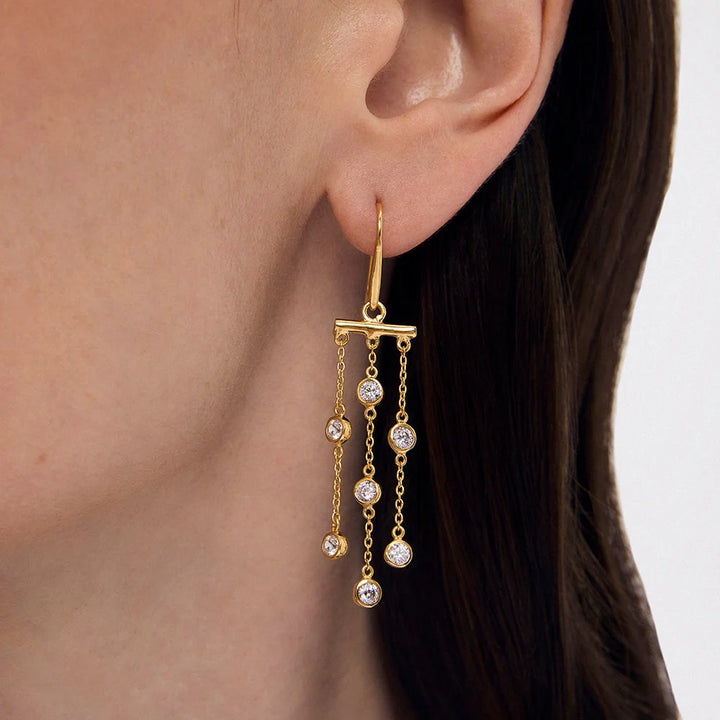 Dean Davidson Orsay Droplet Earrings Clear CZ